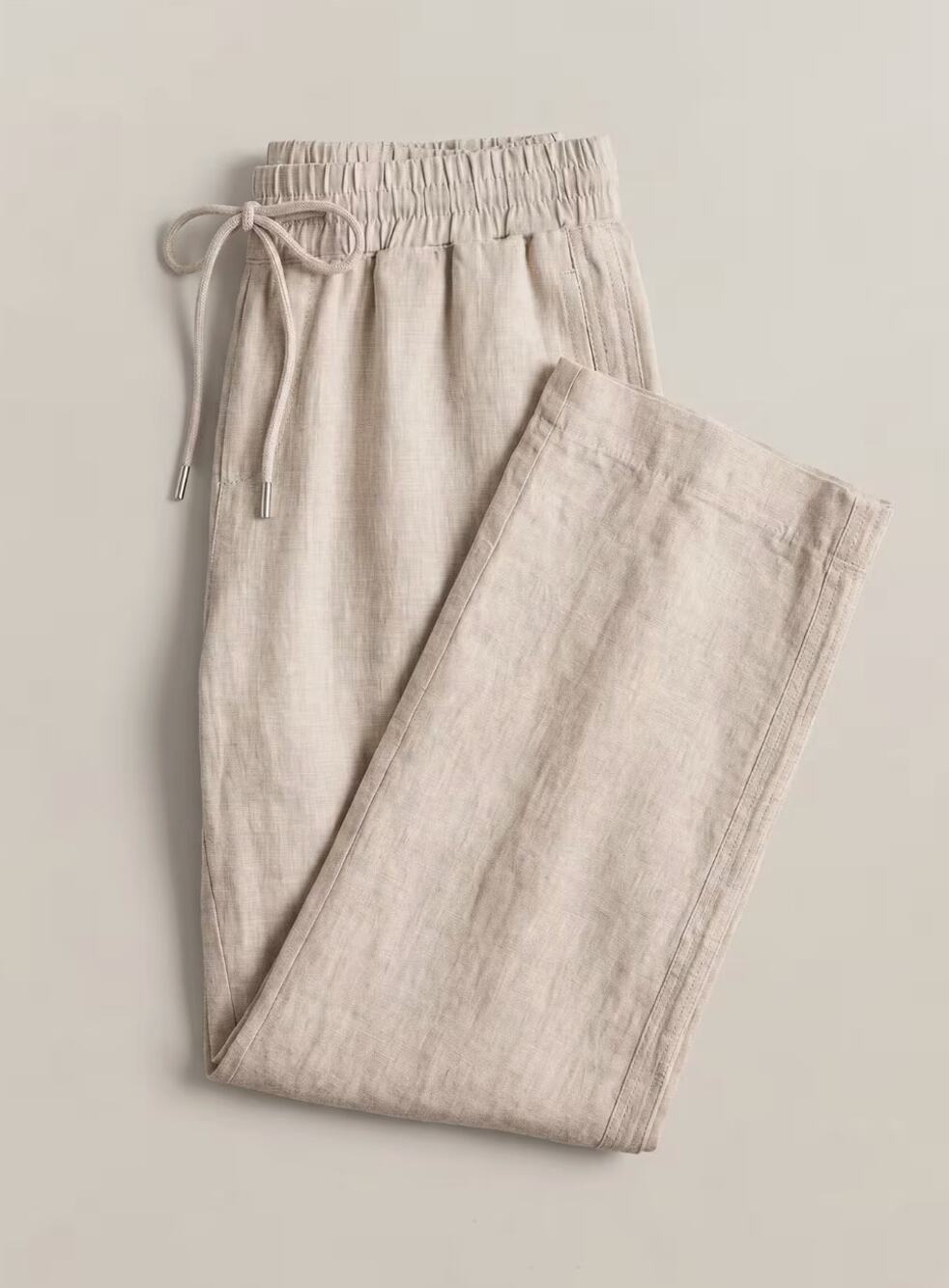 Quince 100% European Linen Wide Leg Pants Flax XS 26"